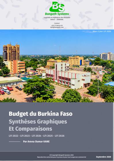 Couverture de la synth&egrave;se budg&eacute;taire &ndash; Burkina Faso