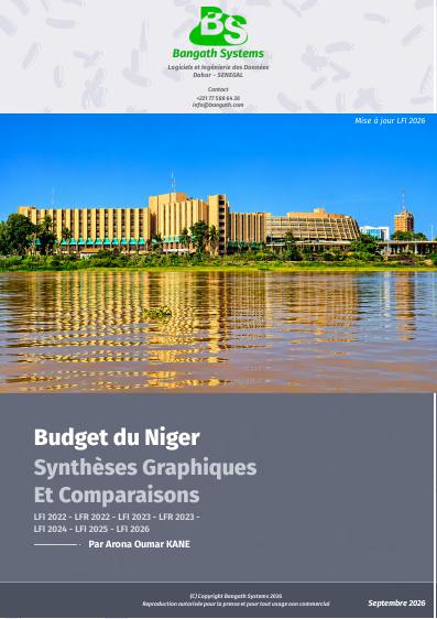 Couverture de la synth&egrave;se budg&eacute;taire &ndash; Niger