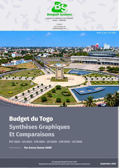 Couverture de la synth&egrave;se budg&eacute;taire &ndash; Togo